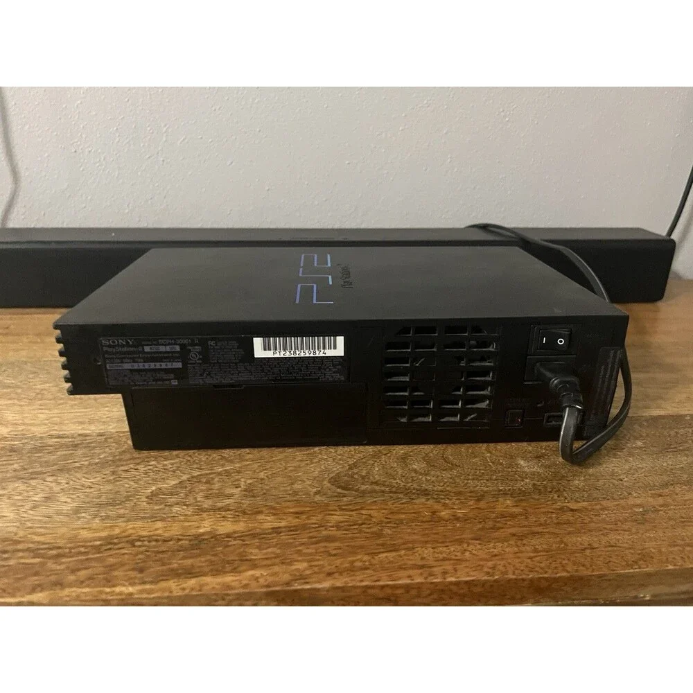 Sony PlayStation 2 PS2 Console SCPH-30001 Turns On But No Signal/Video - AS IS